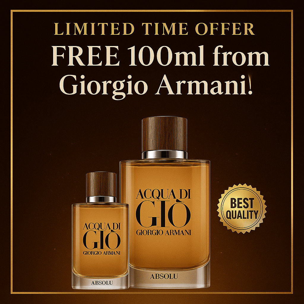 Ballimart - Free 100ml with Giorgio Armani Acqua Di Giò Absolu 125ml – Limited - Time Premium Offer - Perfumes & Colognes - MaxCare Shop