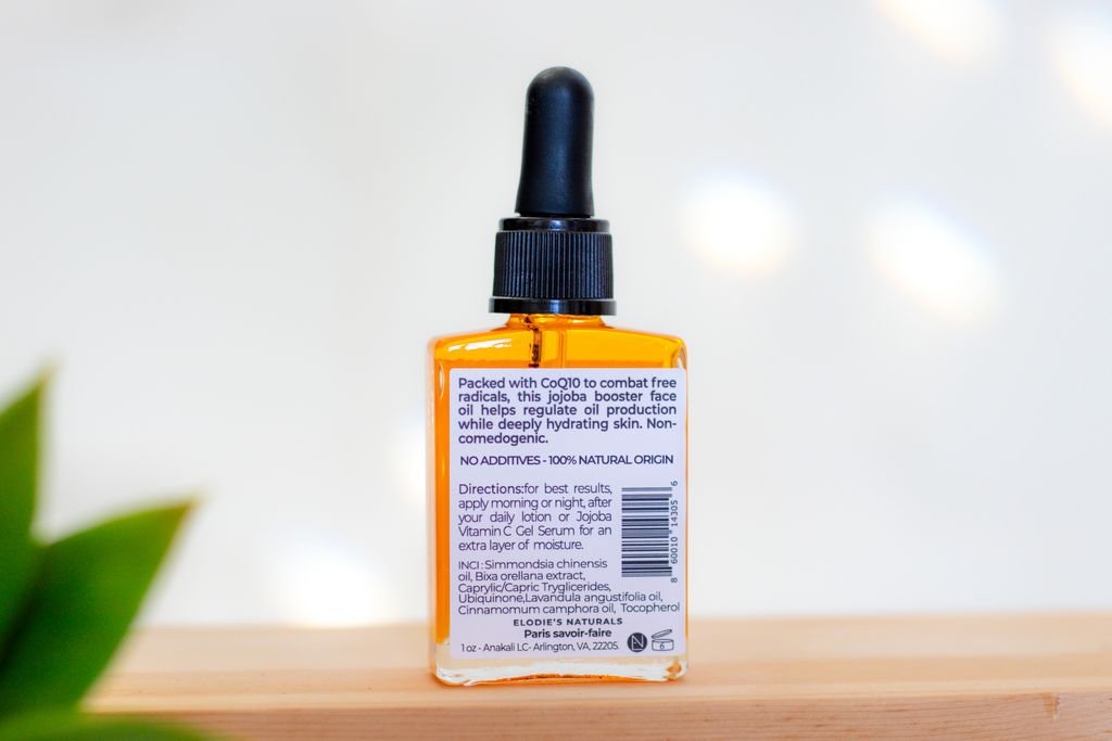 Elodies Naturals - Jojoba CoQ10 Booster Face Oil Serum - Lotion & Moisturizer - MaxCare Shop