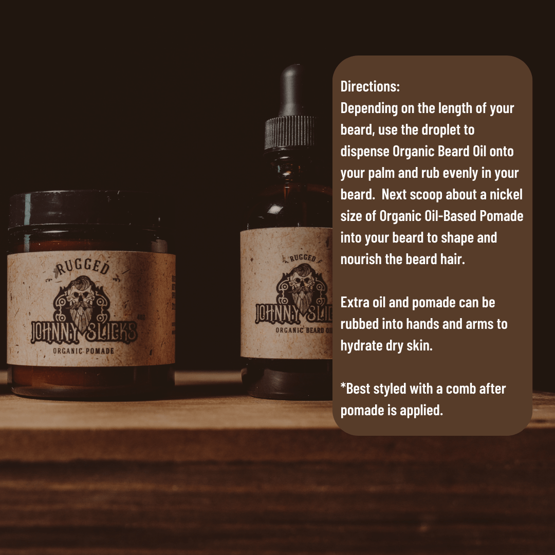 Johnny Slicks - Beard Style Kit - Pomade - MaxCare Shop