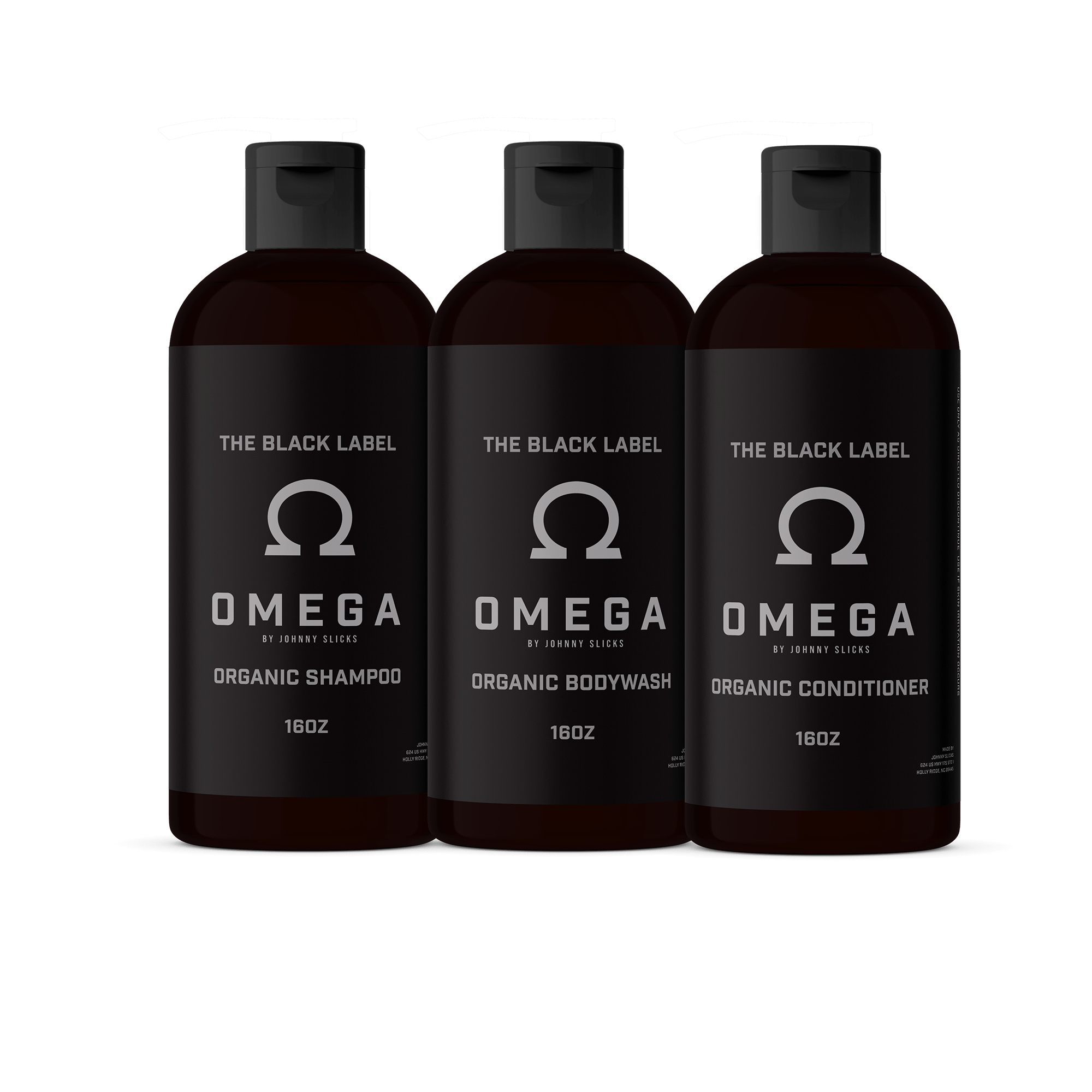 Johnny Slicks - Black Label Shower Set - MaxCare Shop