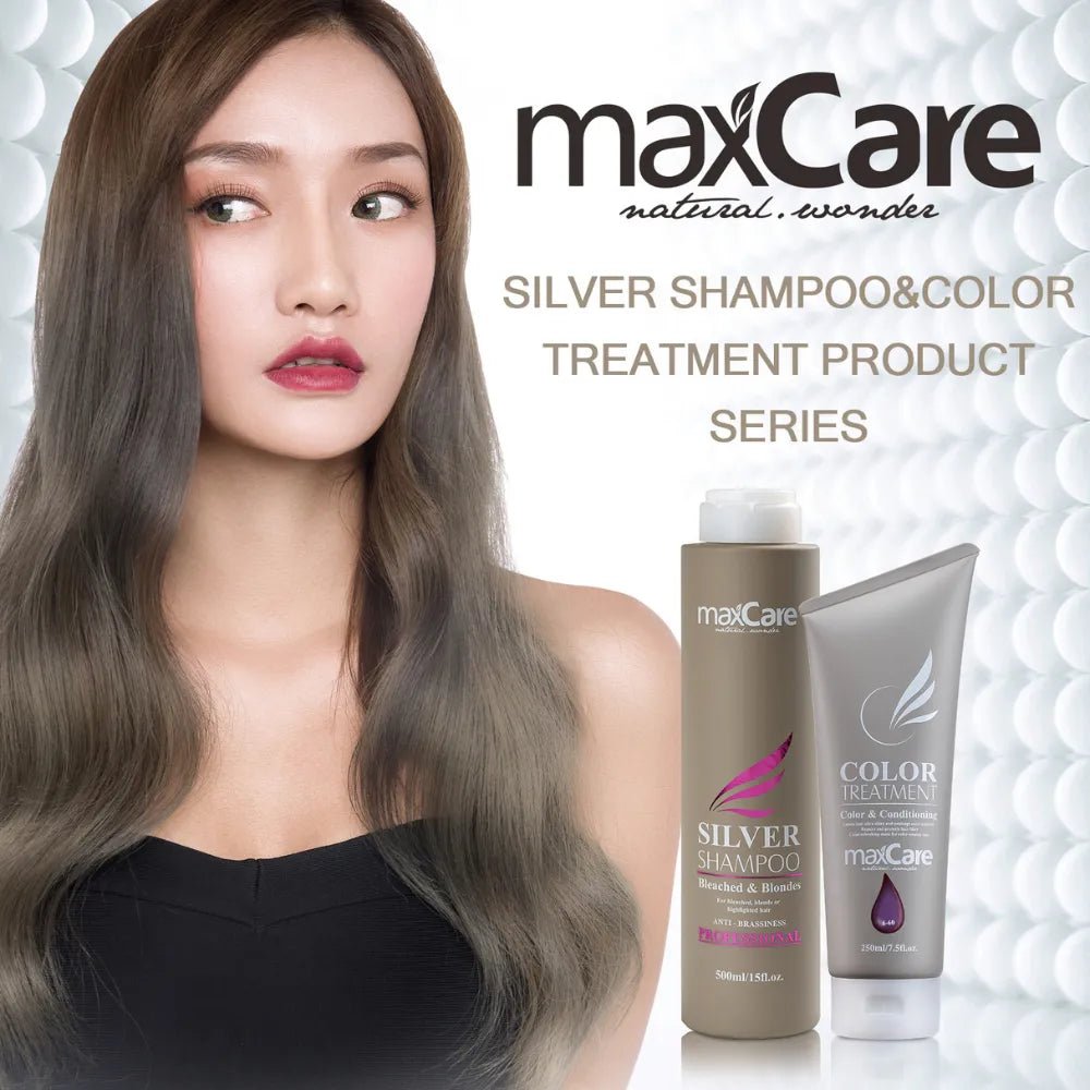MaxCare - MaxCare Silver Shampoo for Blonde, Bleached & Highlighted Hair 500ml - Shampoo - MaxCare Shop