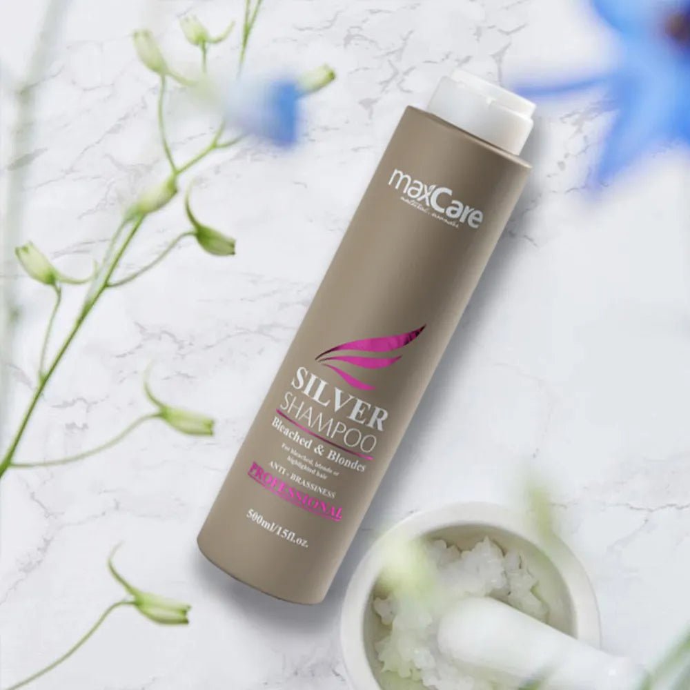 MaxCare - MaxCare Silver Shampoo for Blonde, Bleached & Highlighted Hair 500ml - Shampoo - MaxCare Shop