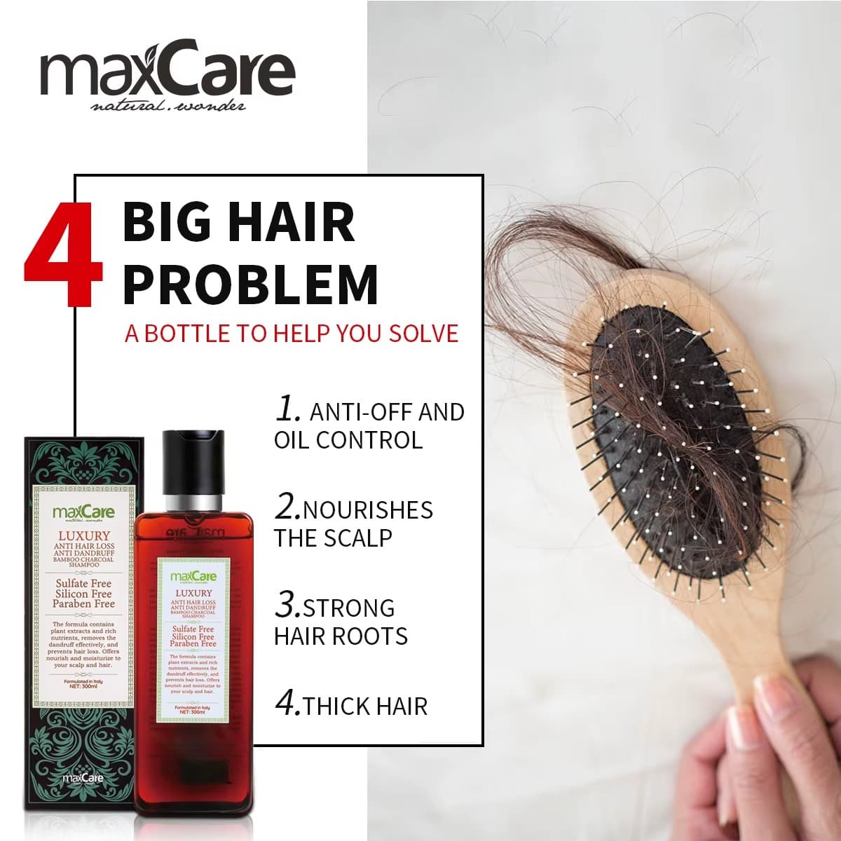 MaxCare Shop - MaxCare Luxury Anti-Hair Loss & Anti-Dandruff Shampoo - Shampoo - MaxCare Shop