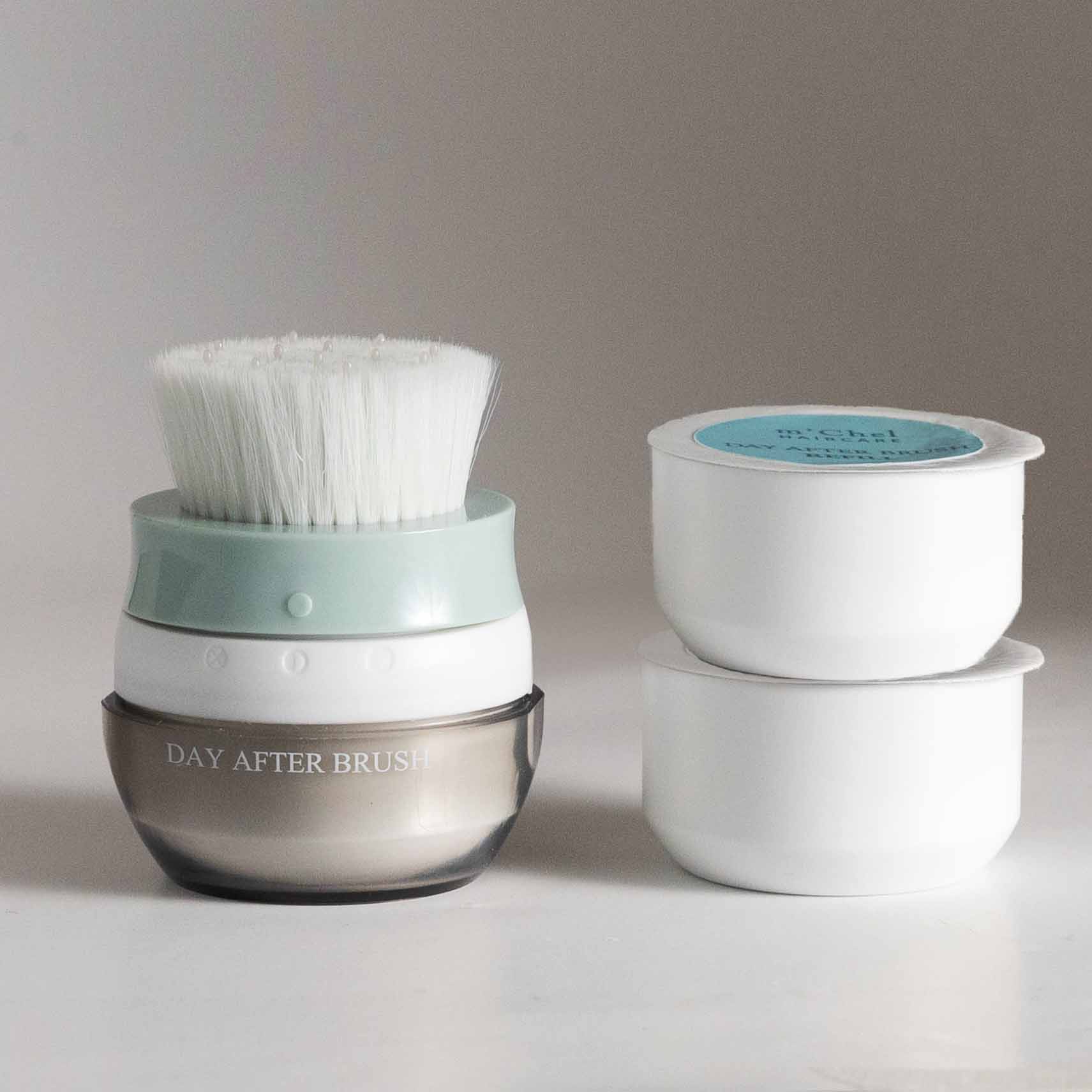 m'Chel Haircare - Day After™ Brush + 2 Refills Bundle Clean Dry Shampoo - Health & Beauty - MaxCare Shop