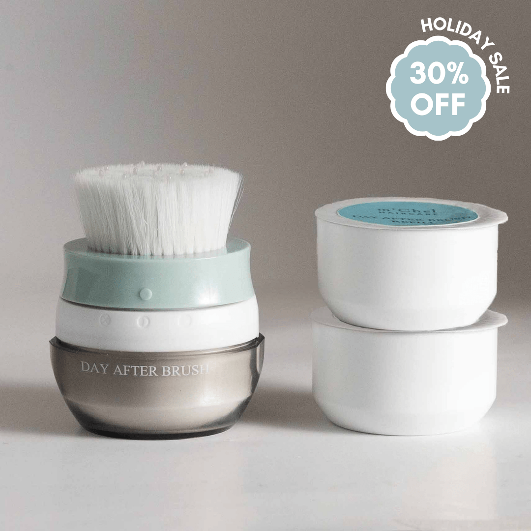 m'Chel Haircare - Day After™ Brush + 2 Refills Bundle Clean Dry Shampoo - Health & Beauty - MaxCare Shop