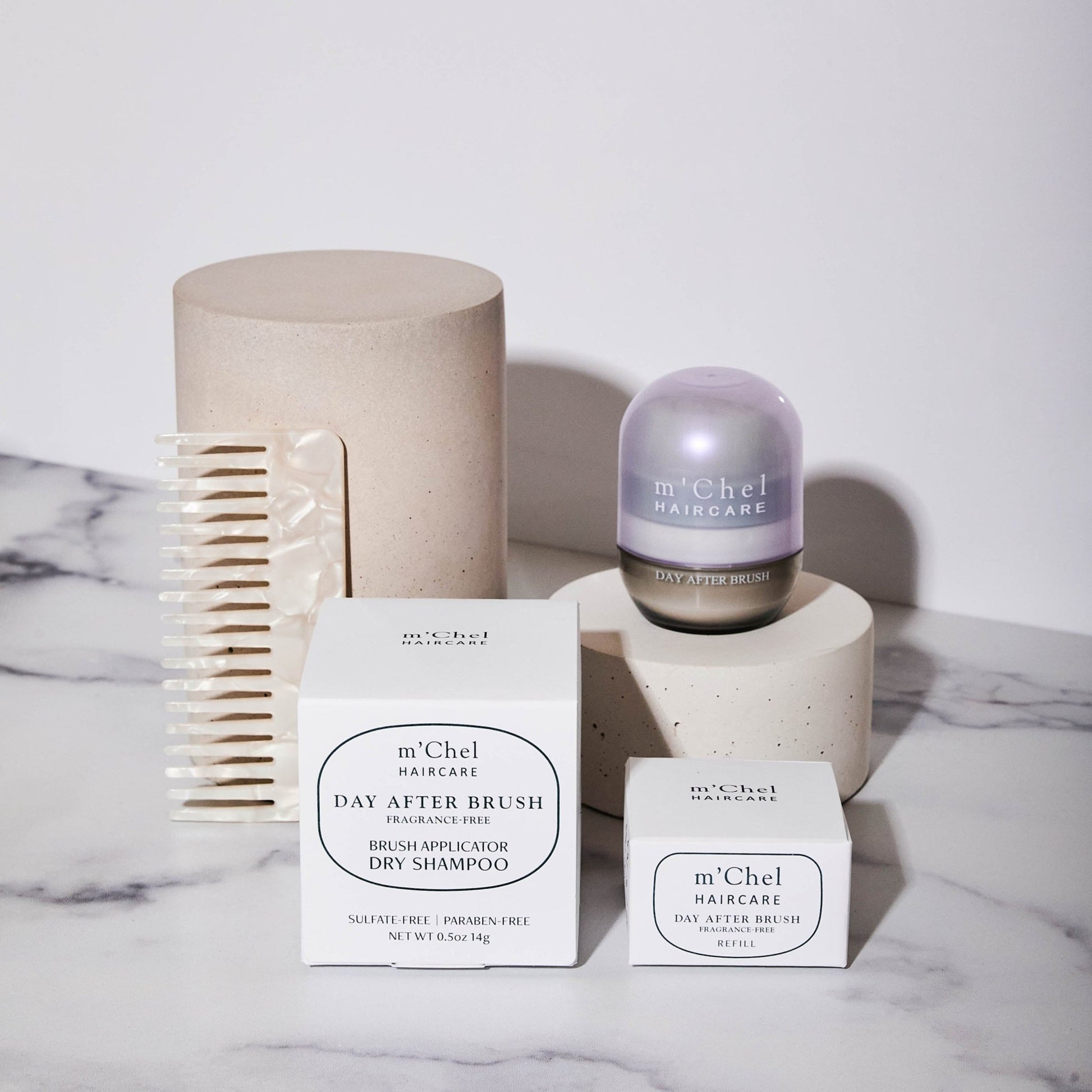 m'Chel Haircare - Double Day After™ Brush + Refills Bundle - Health & Beauty - MaxCare Shop