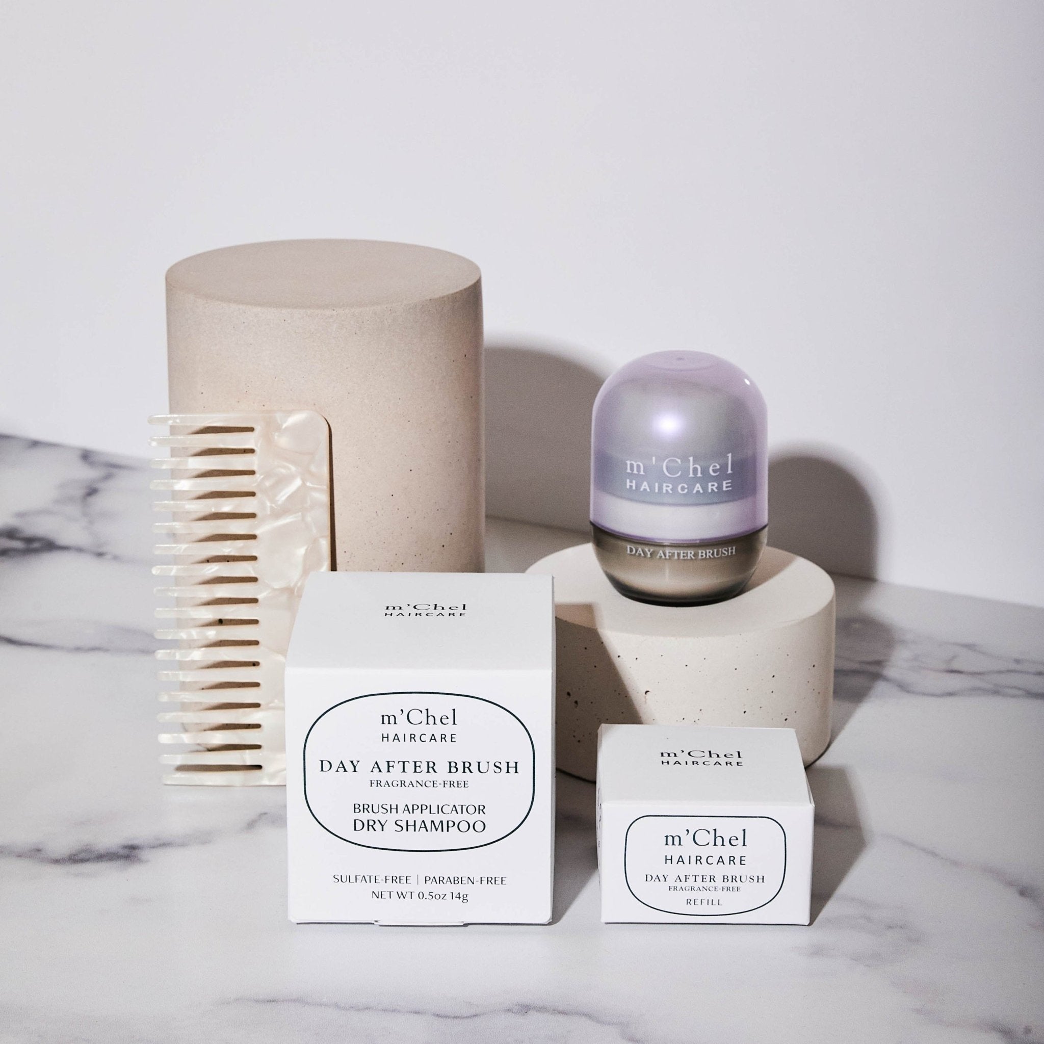 m'Chel Haircare - Double Day After™ Brush + Refills Bundle - Health & Beauty - MaxCare Shop