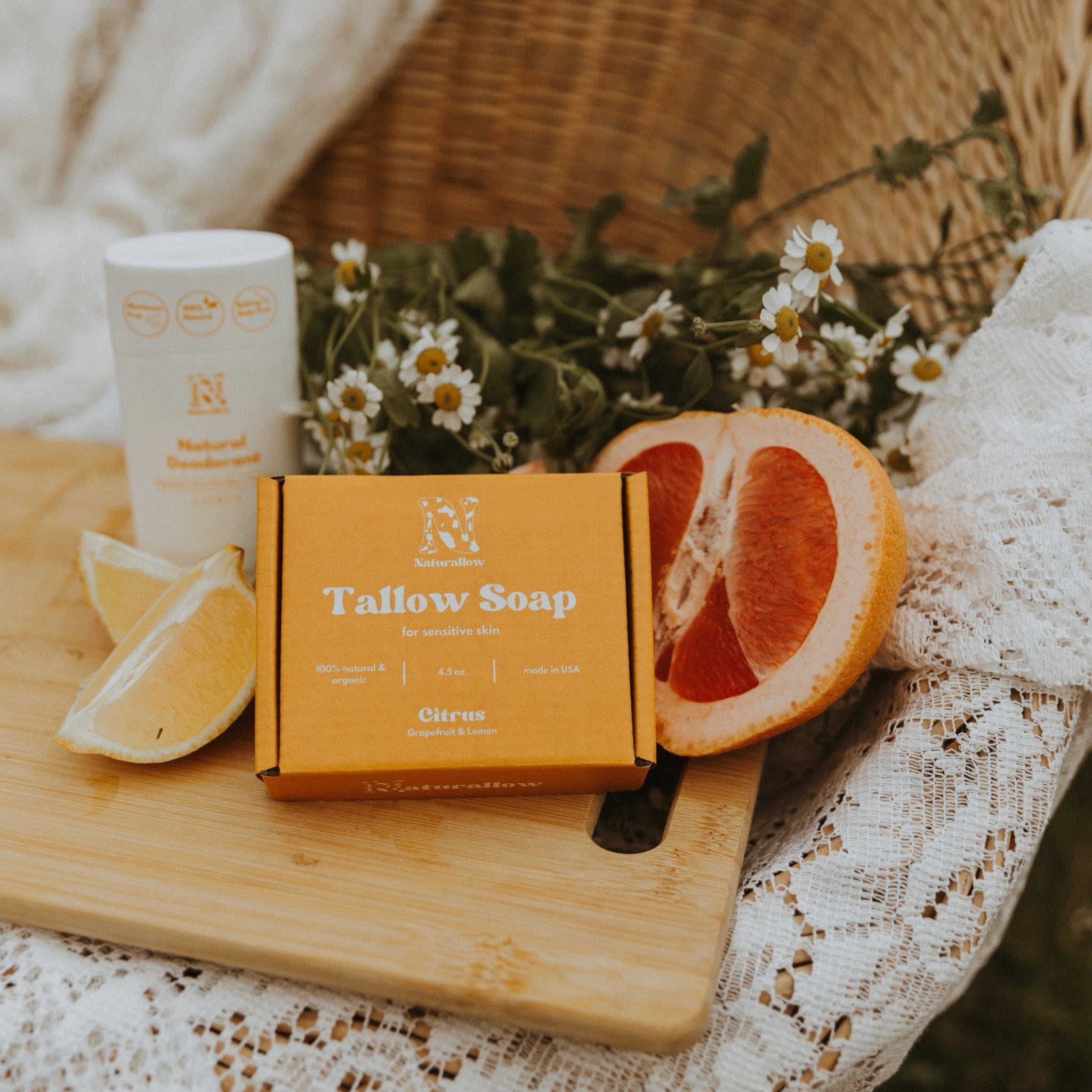 Naturallow - Tallow Soap - Bath - MaxCare Shop