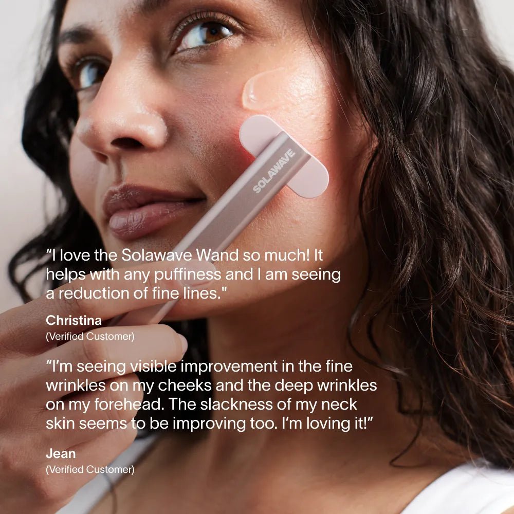 Solawave - 4 - in - 1 Red Light Therapy Wand & Activating Serum Kit - Skincare Tools - MaxCare Shop