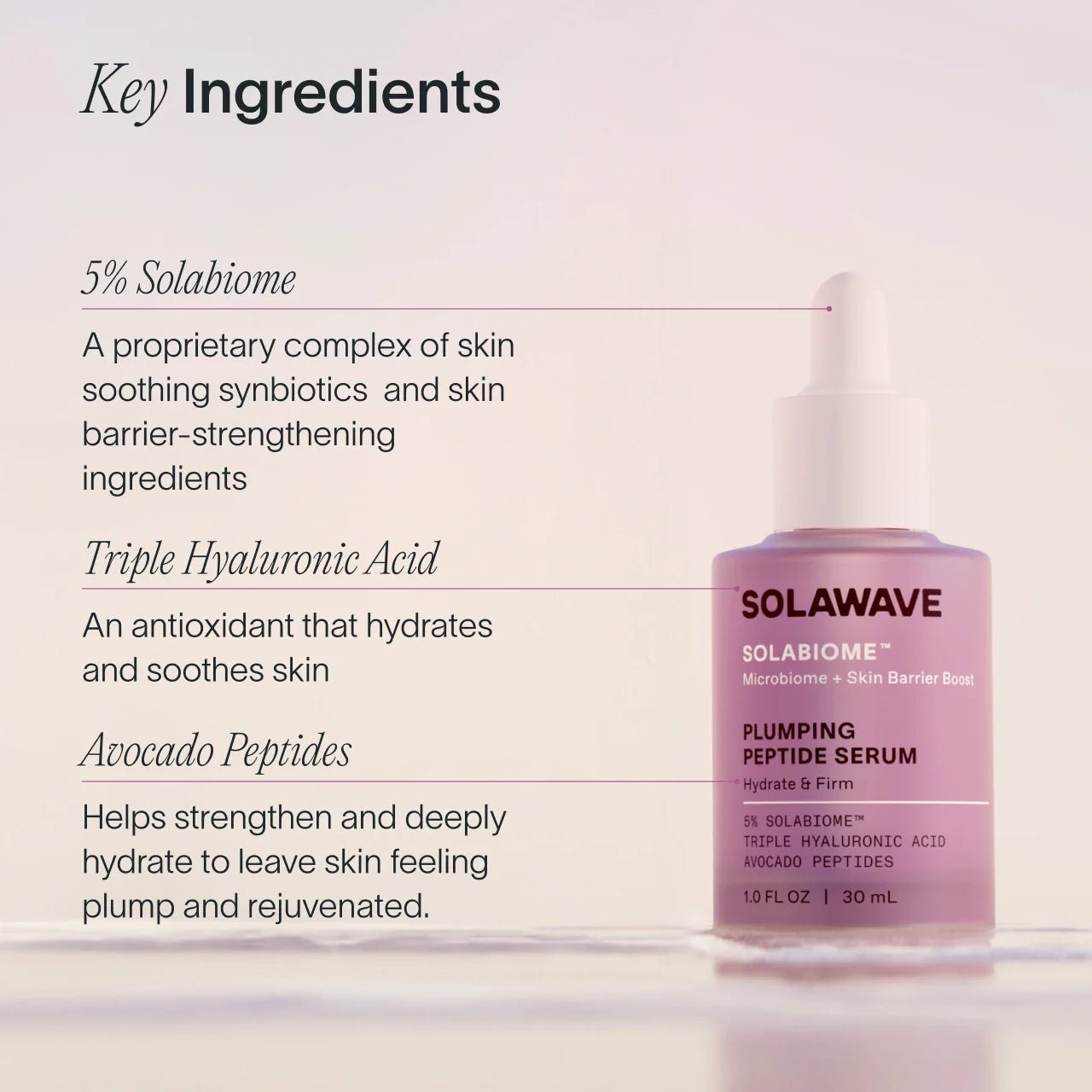 Solawave - Pre - & Probiotic Plumping Peptide Serum - Skincare Topicals - MaxCare Shop