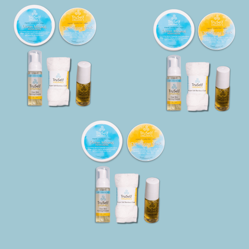 TruSelf Organics - Acne Fighting Kit For Dry Skin - Skin Care - MaxCare Shop