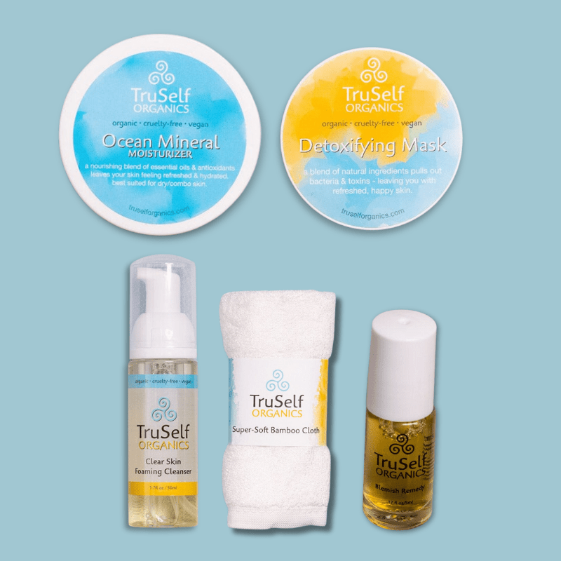 TruSelf Organics - Acne Fighting Kit For Dry Skin - Skin Care - MaxCare Shop