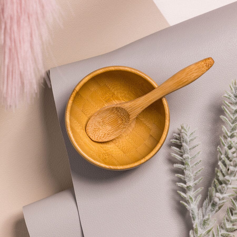 TruSelf Organics - Bamboo Utensil (Bowl + Spoon) - Accessory - MaxCare Shop