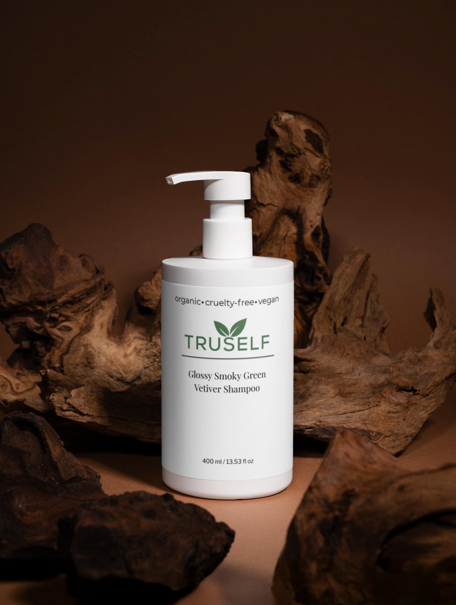TruSelf Organics - Glossy Smoky Green Vetiver Shampoo - Hair Care - MaxCare Shop