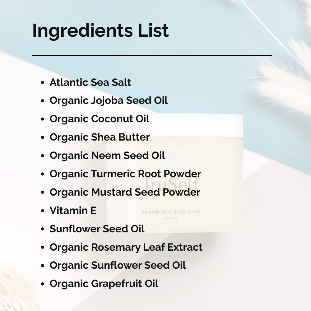 TruSelf Organics - Smooth Skin Body Scrub - Skin Care - MaxCare Shop